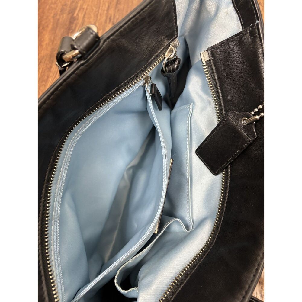 Coach Gallery East West Leather Carryall Tote Bag - Picture 6 of 7